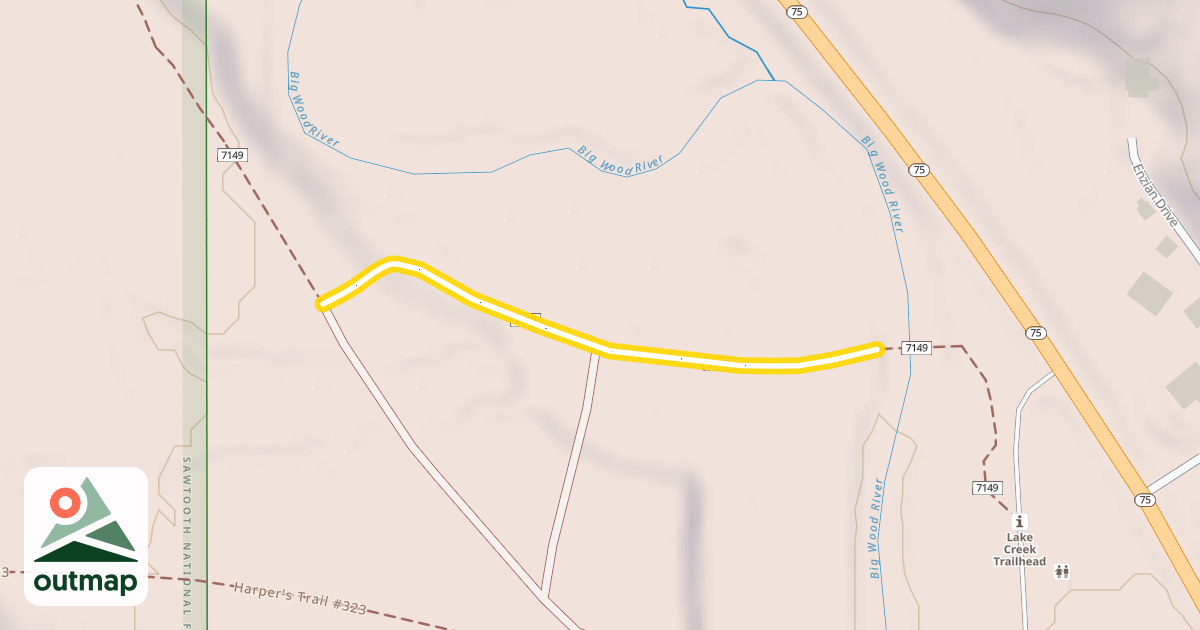 Map of Laurie's Lane