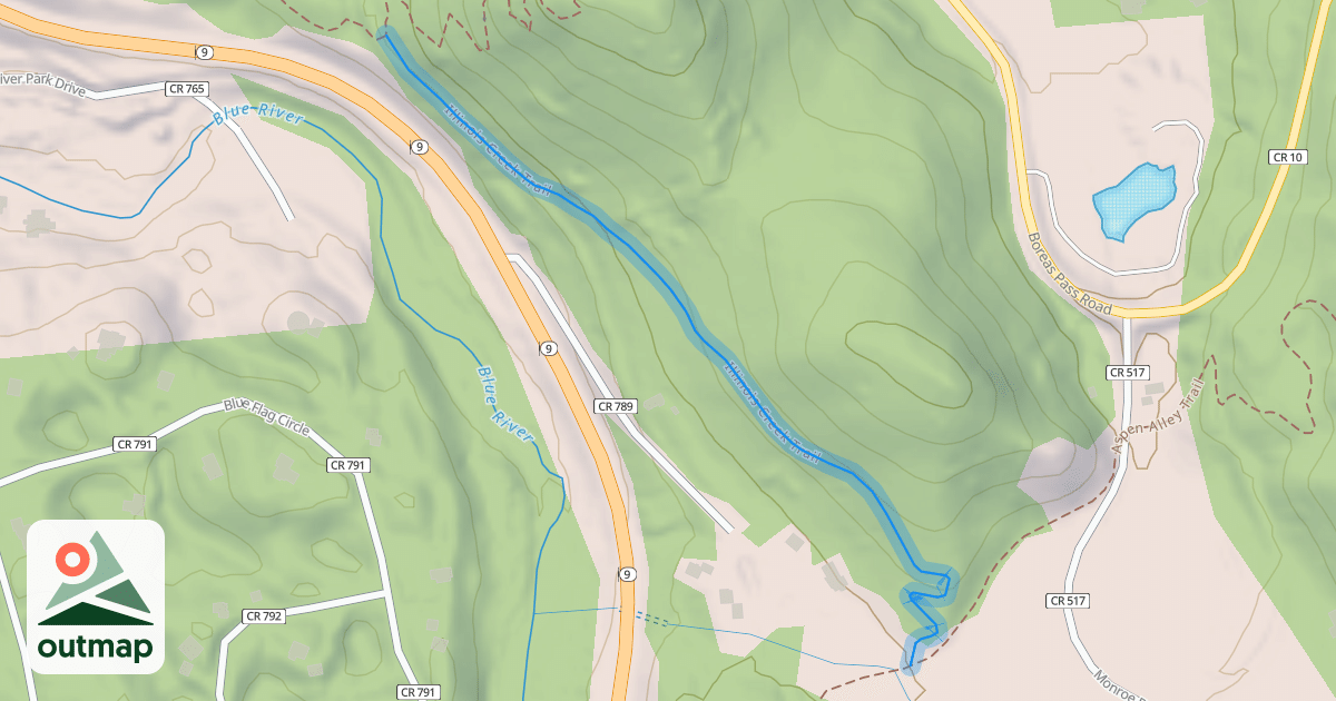 Map of Illinois Creek Trail