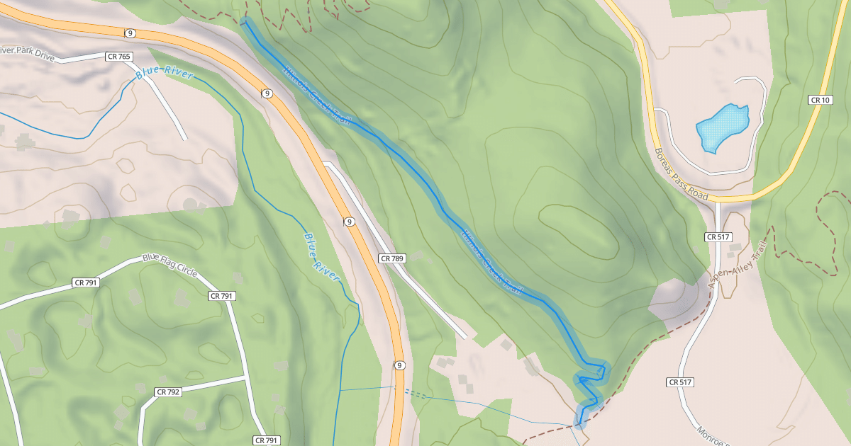 Map preview of Illinois Creek Trail
