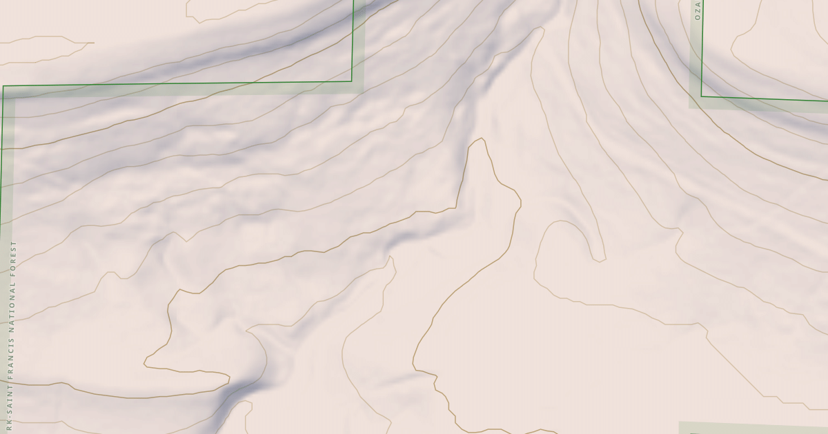 Map preview of USFS National Forest System Roads {F3818757-4B0F-4F09-8677-CF3B72B23B06}