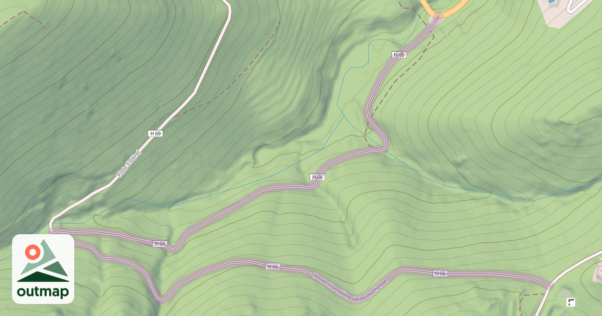 Map of Route Forestière de la Duchesse