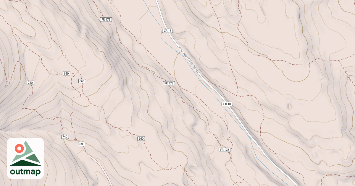 Map of Louie's Loop