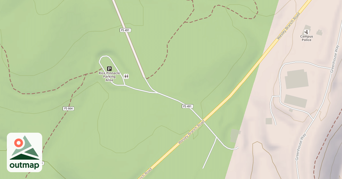 Map of RICE PINNACLE