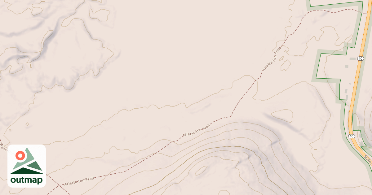Map of Arietta Inn Trail
