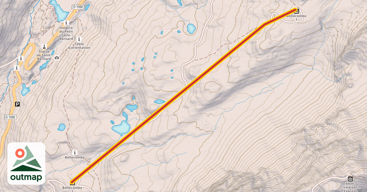 Map of Bellecombe 1