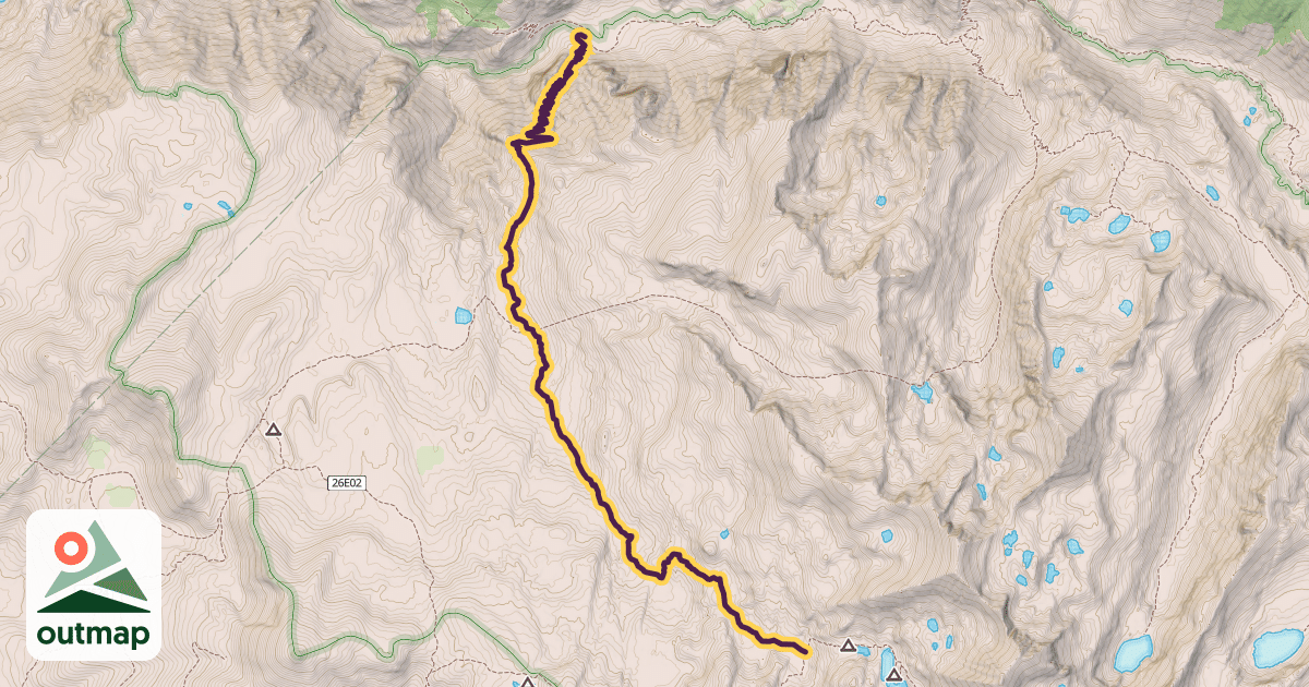 Map of Silver Creek Trail
