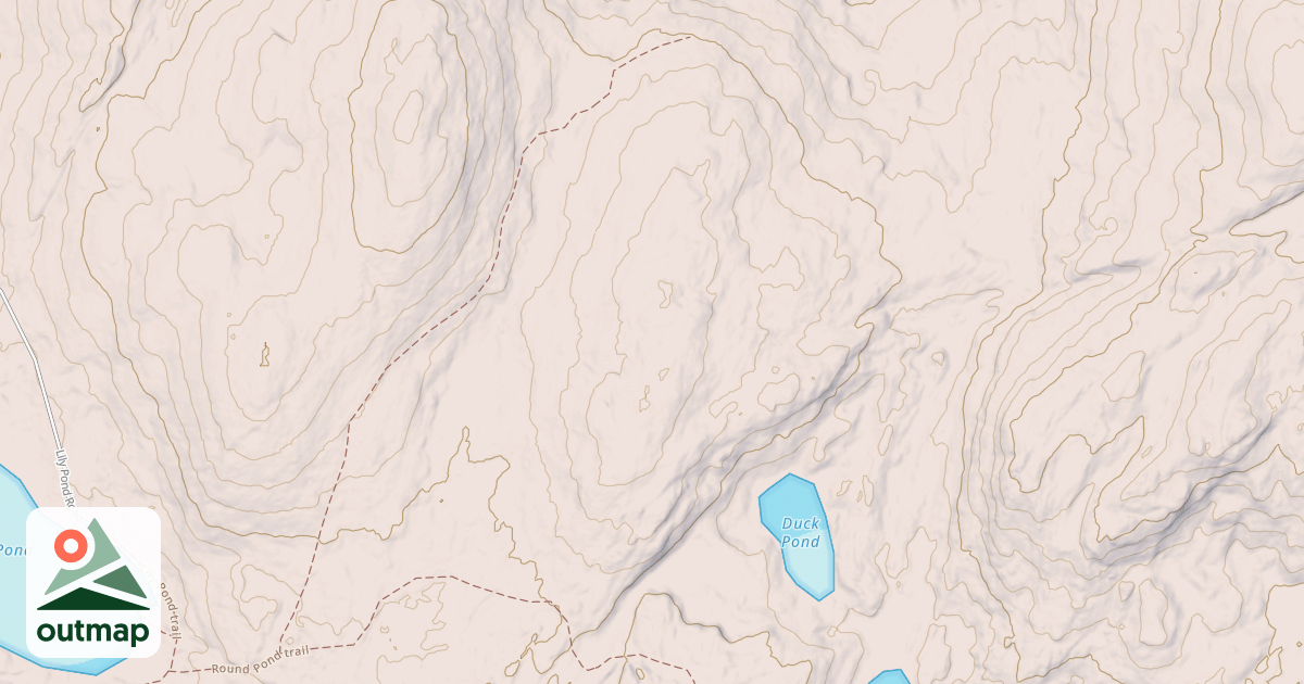 Map of Buttermilk Pond Trail