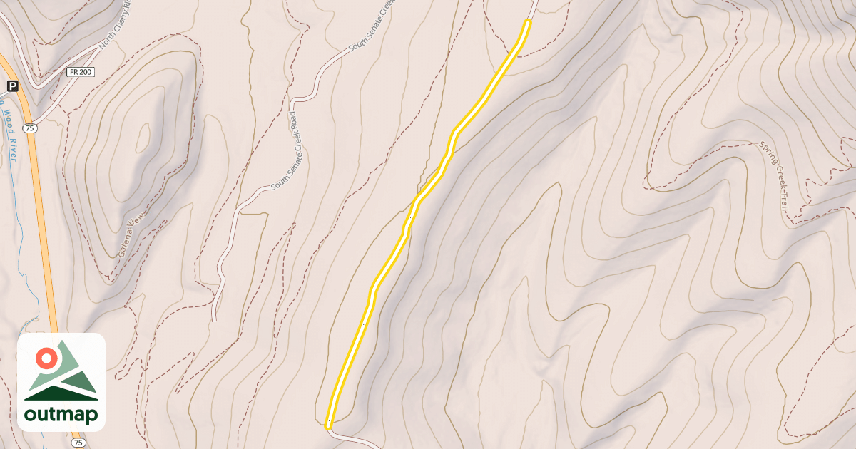 Map of Cherry Ridge