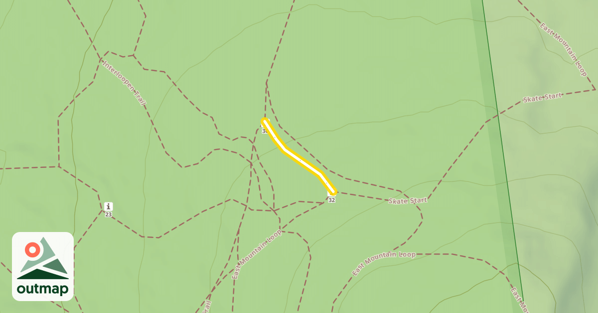Map of East Mountain Loop