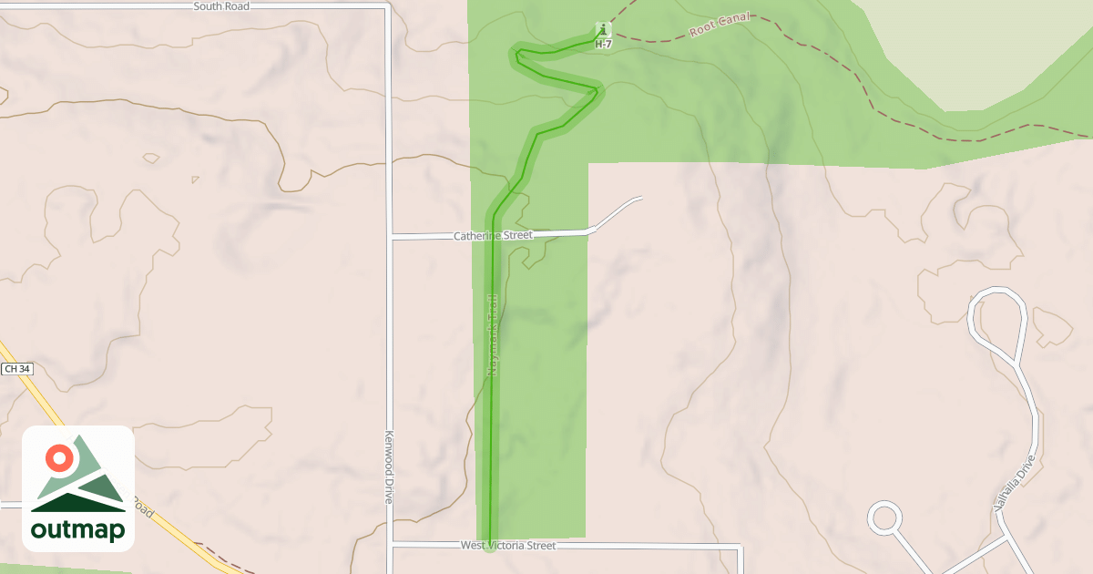 Map of Naymark Trail