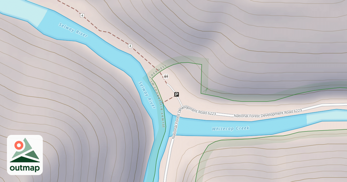 Map of (FDR) PARADISE BOAT LAUNCH