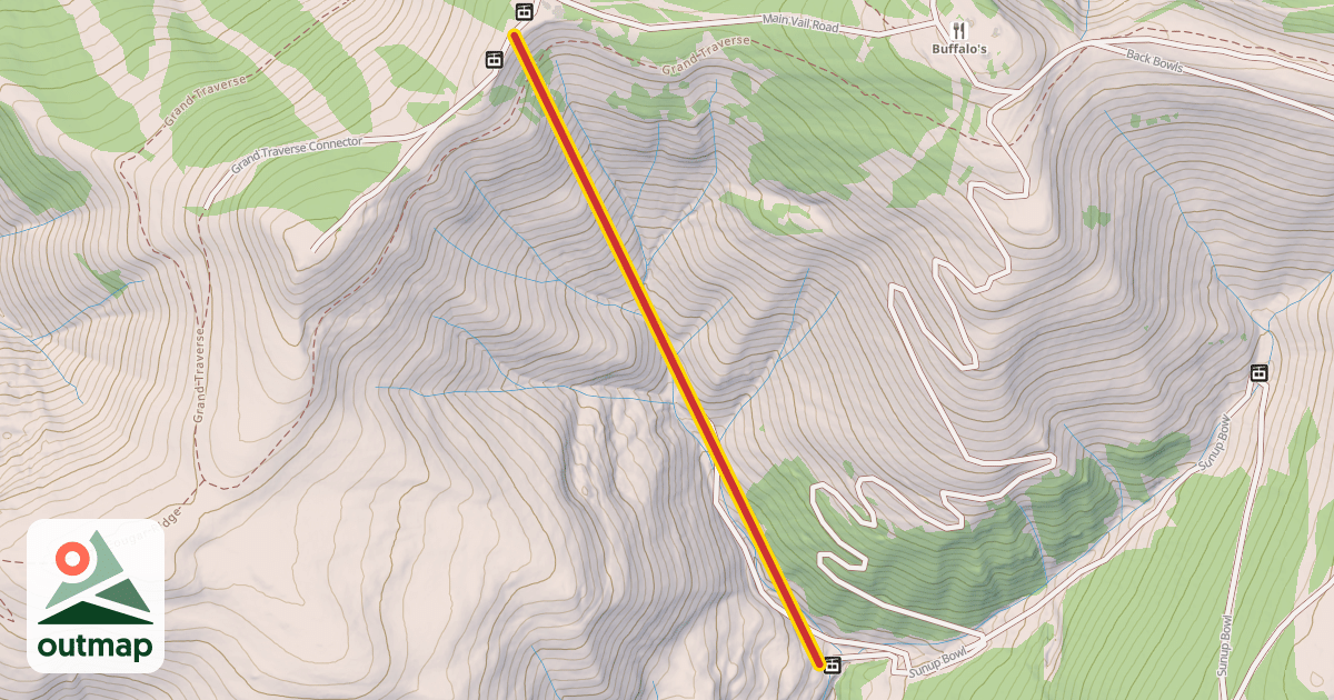Map of Sun Down Express