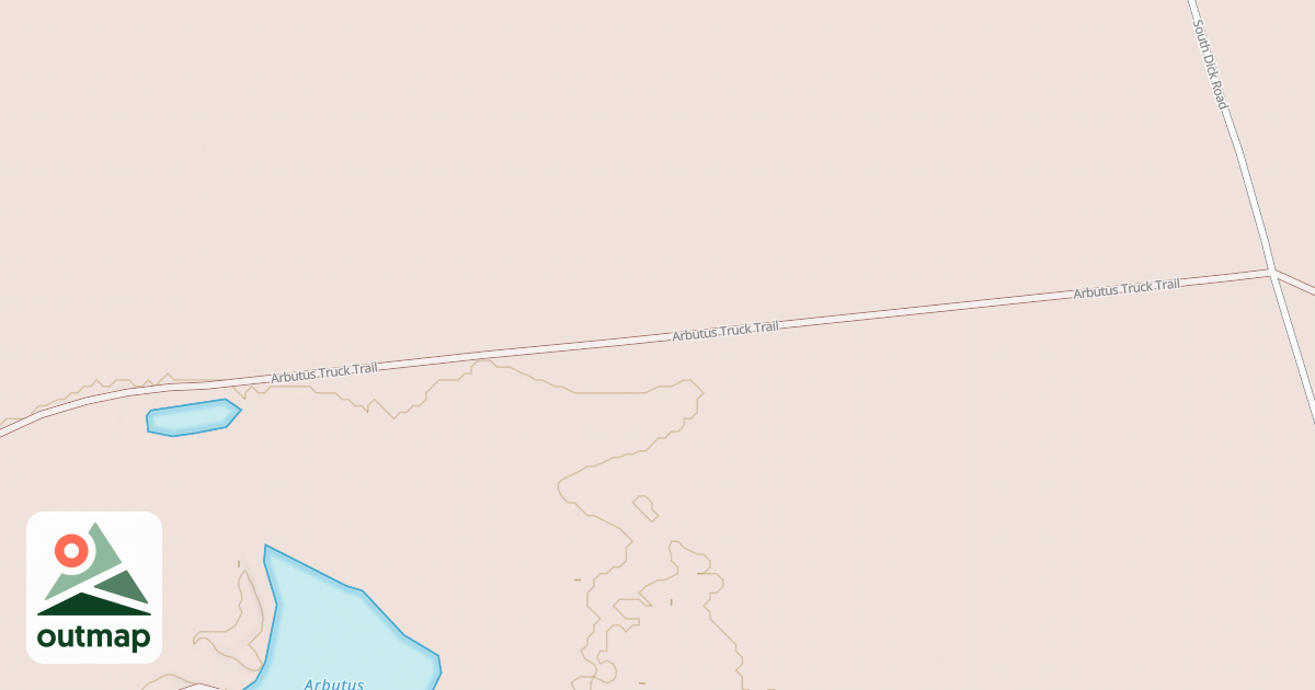 Map of ARBUTUS LAKE