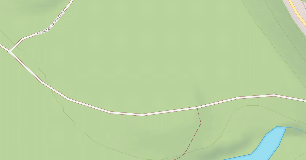 Map preview of CANYON BAY ACCESS