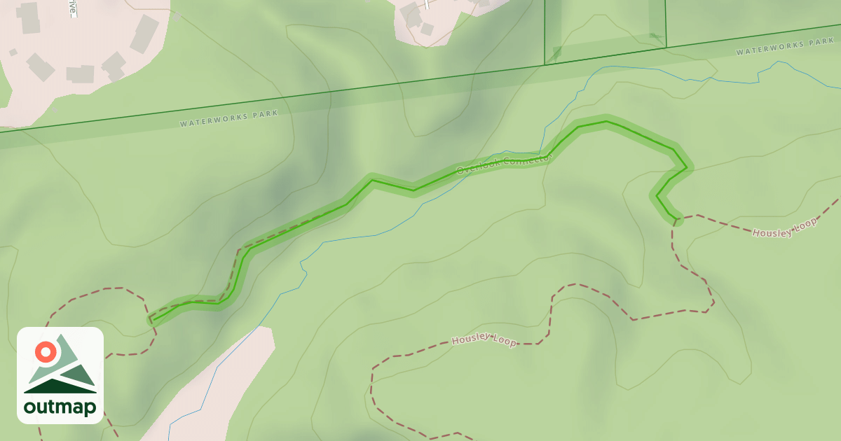 Map of Overlook Connector