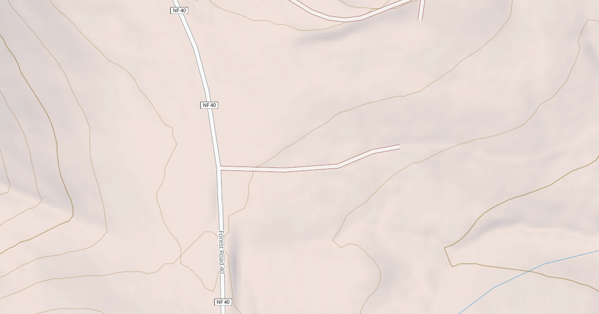 Map preview of USFS National Forest System Roads {09B2B06A-24FB-4AEF-A5A5-6C7D75C1F792}