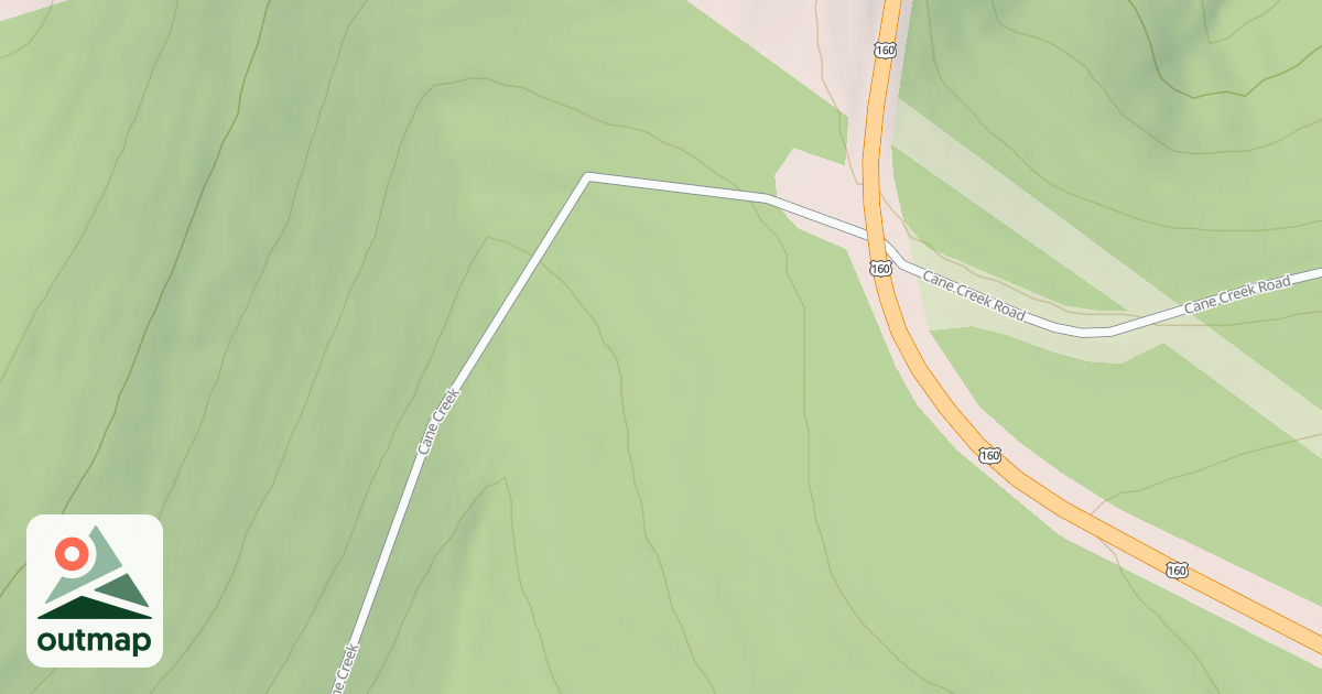 Map of NORTH DABBS CREEK