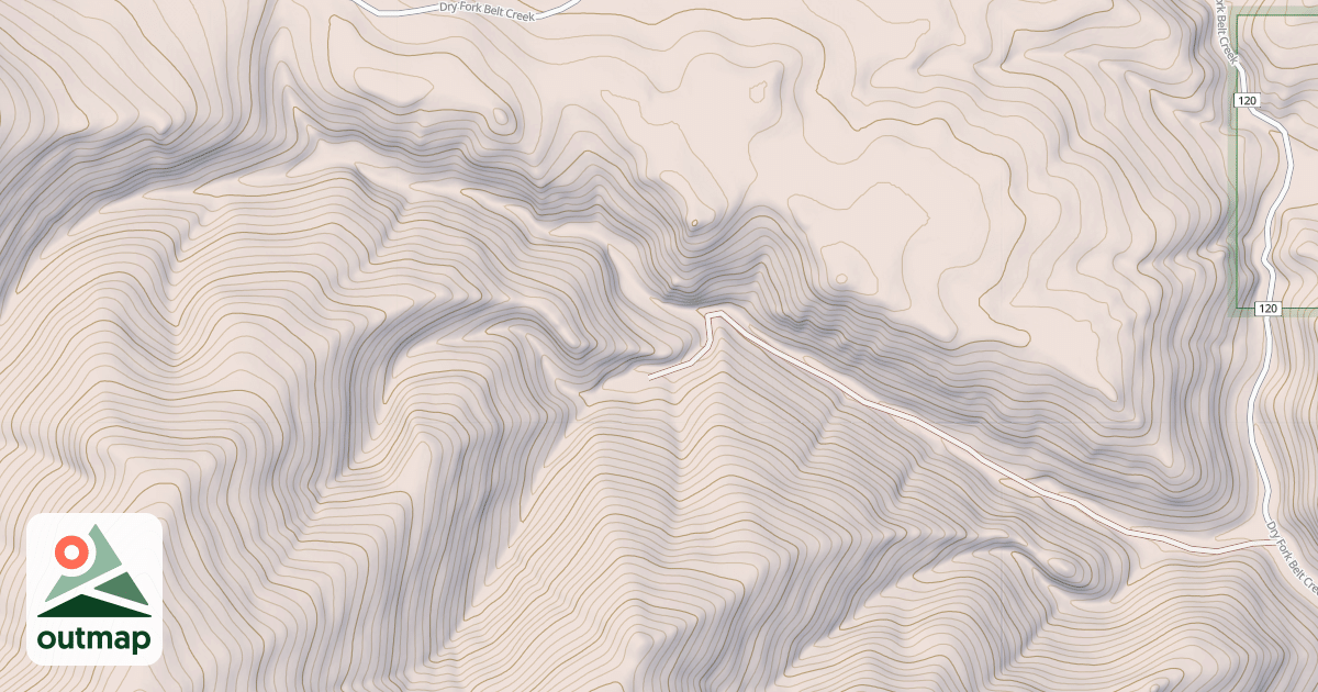 Map of SPRING COULEE