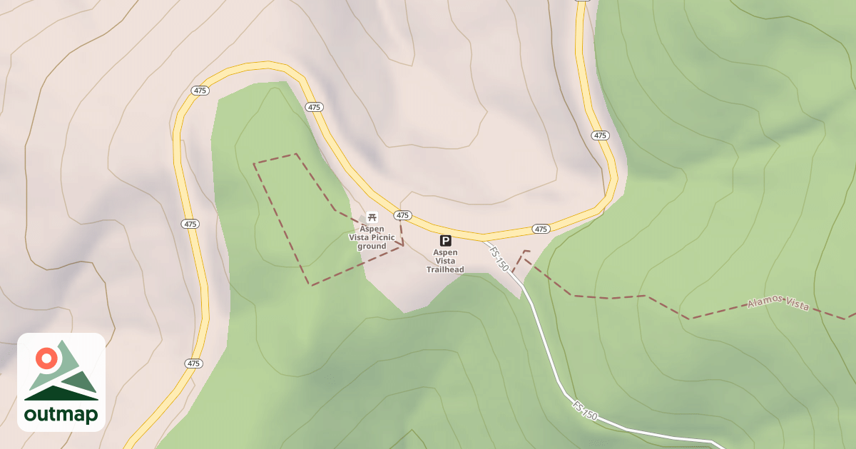 Map of ASPEN VISTA
