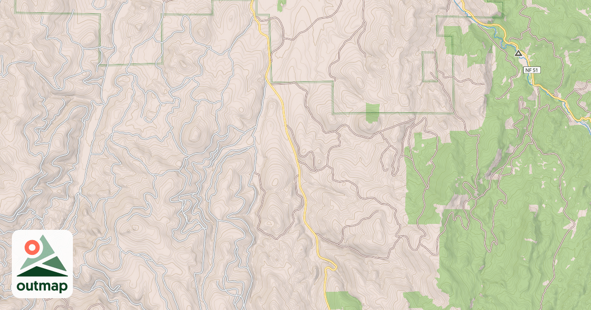 Map of 51 Road Snowmobile