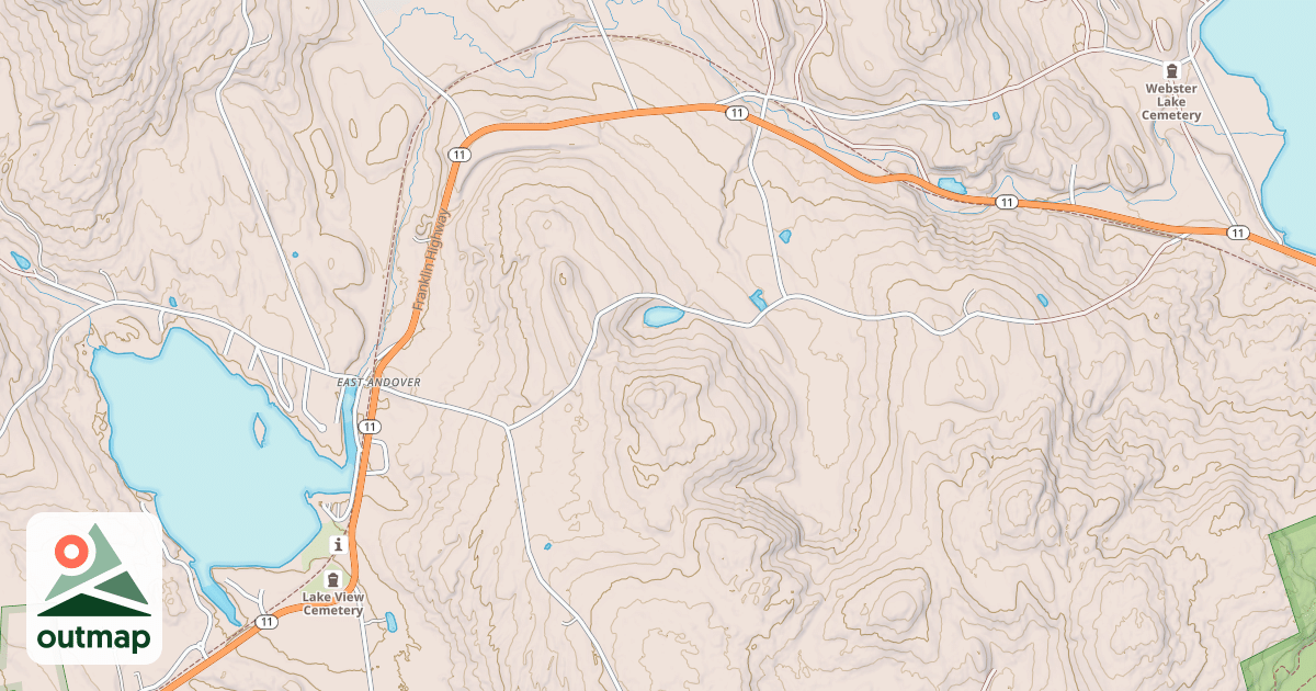 Map of Northern Rail Trail