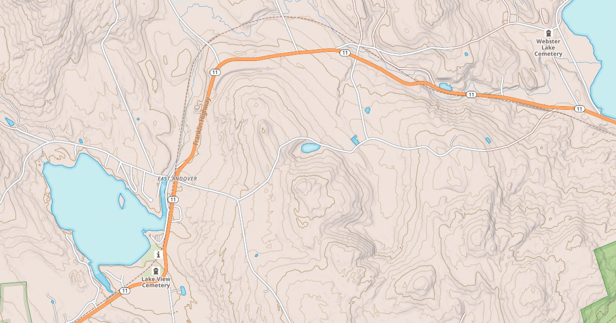 Map preview of Northern Rail Trail