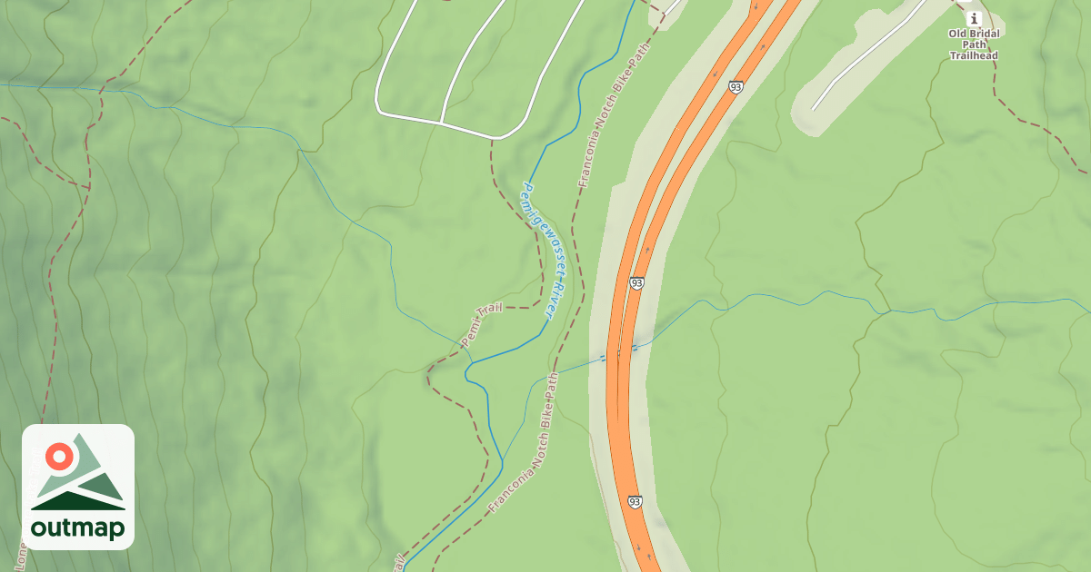 Map of bike path