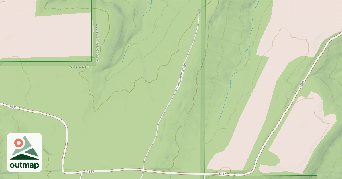 Map of NORTH PASSAGE