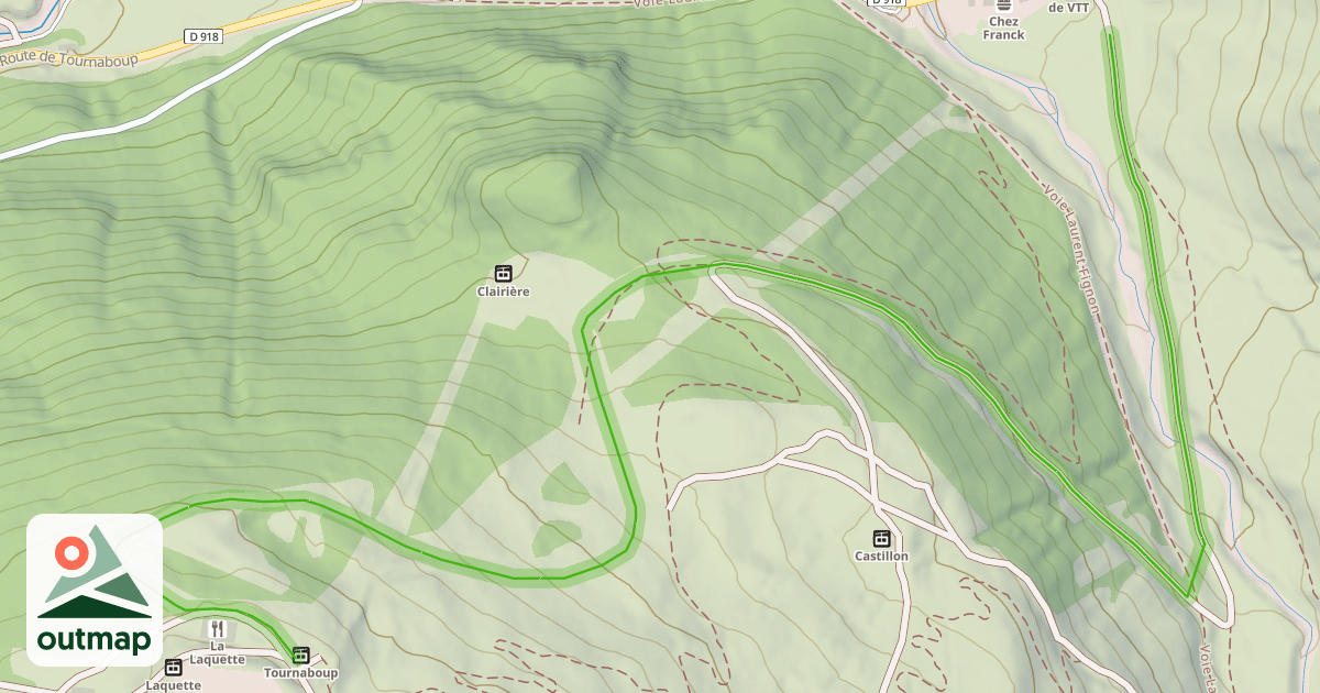 Map of Tournaboup