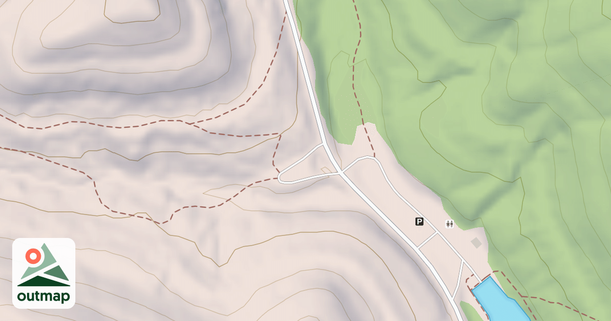 Map of IR ARCHERY TRAILHEAD #1