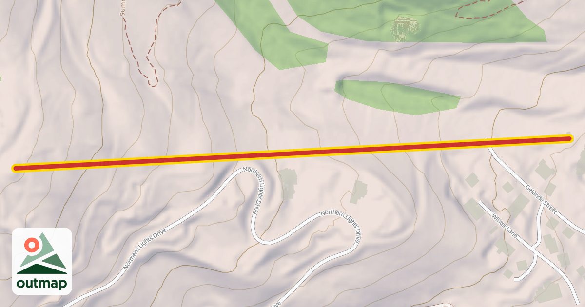 Map of Chair 3 Tenderfoot