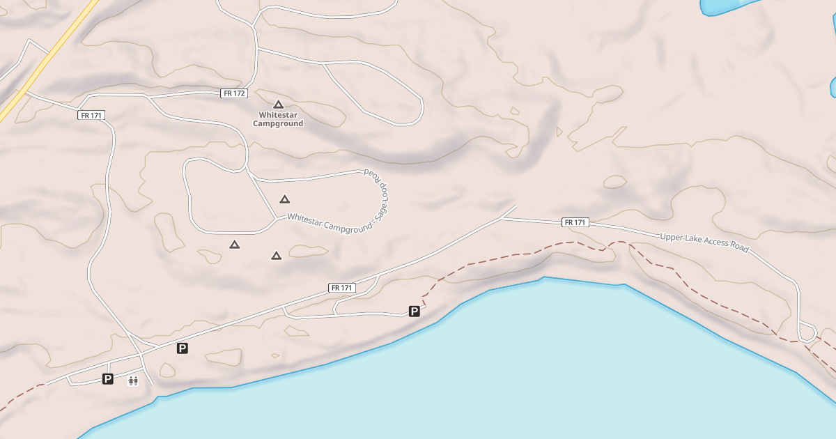 Map preview of UPPER LAKE ACCESS