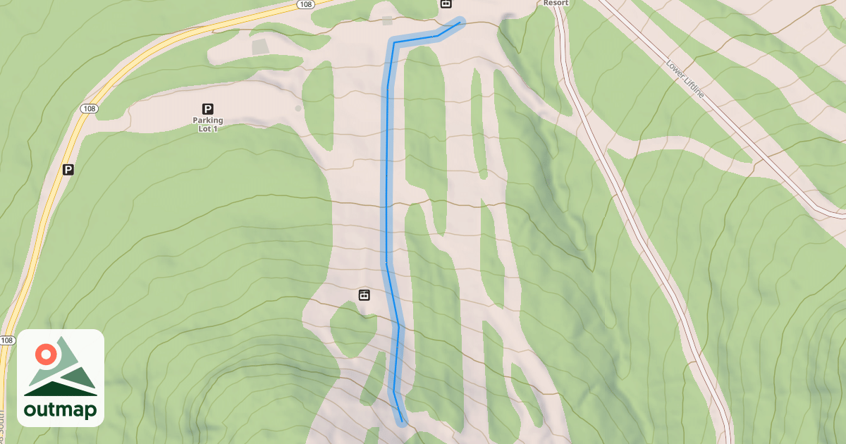 Map of Practice Slope