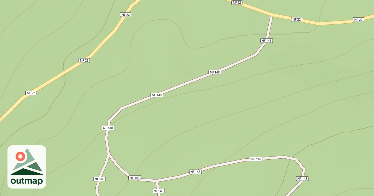 Map of USFS Motor Vehicle Use Map Roads {58FF4DE5-86C4-4E08-AF1B-14EA24561DD1}