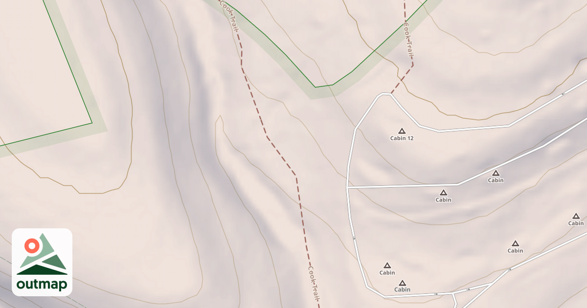 Map of Cook Forest State Park Trails