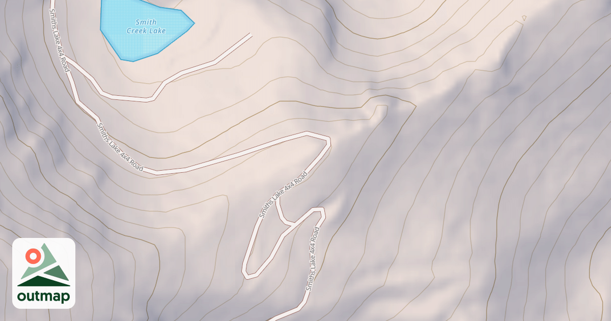 Map of SMITH LAKE 4X4