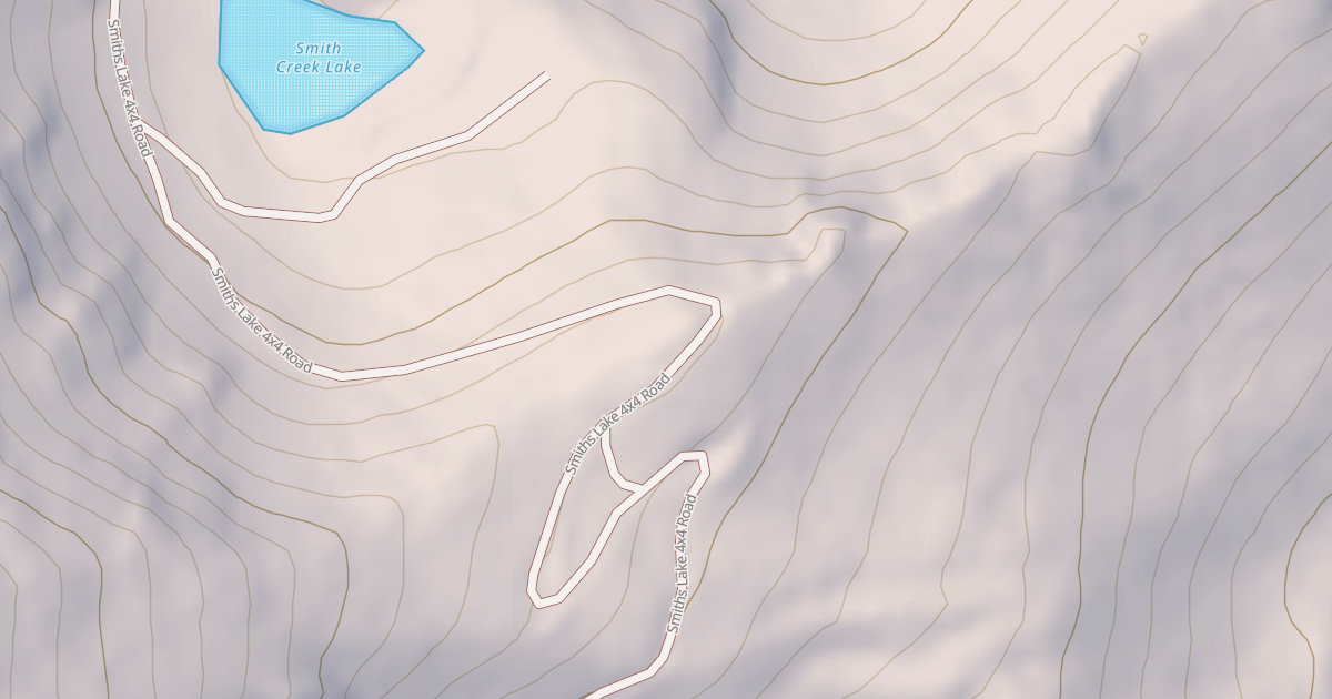 Map preview of SMITH LAKE 4X4