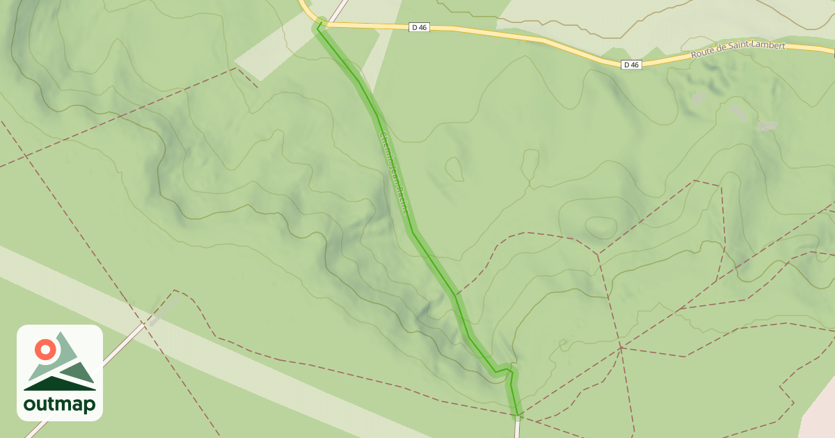 Map of Chemin Jean Racine in Yvelines