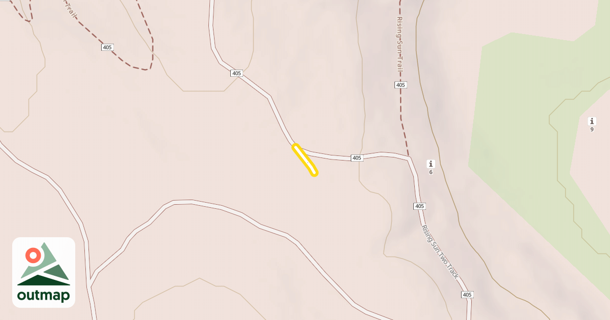 Map of Mack's Loop