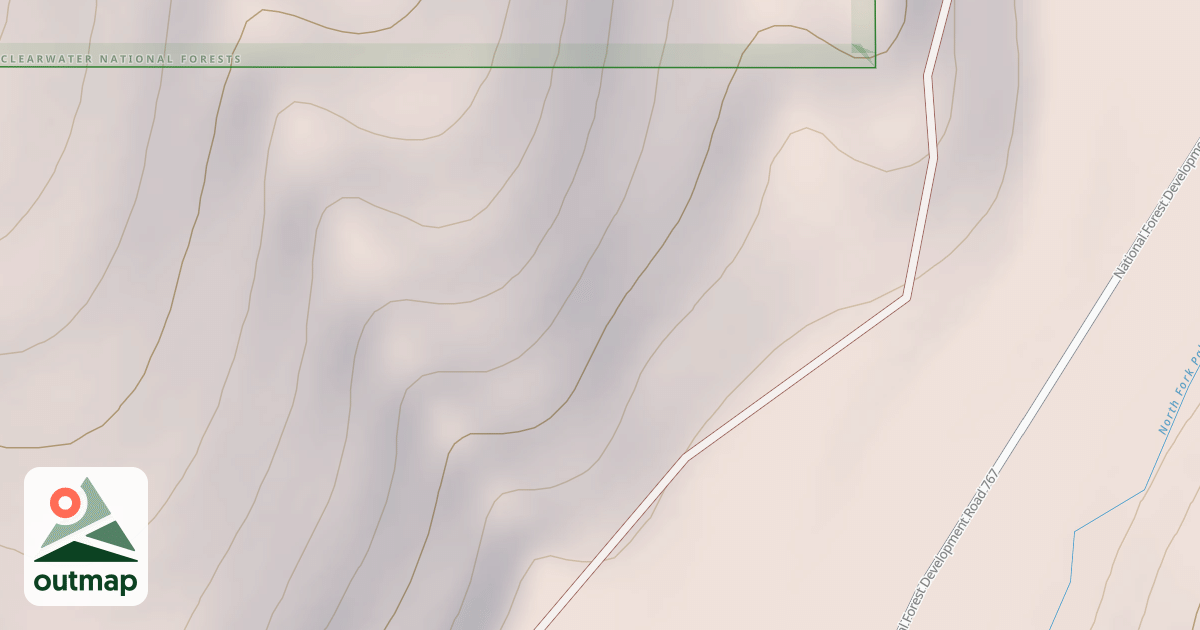 Map of Palouse Ohv - Linn East