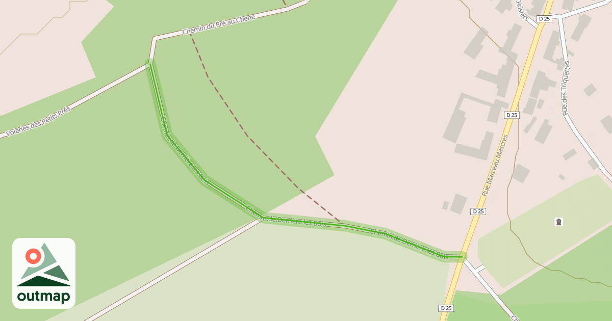 Map of Chemin de Derrière les Bois