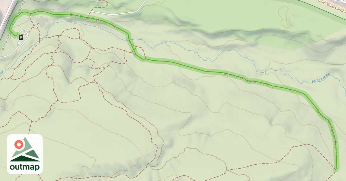 Map of Bear Creek (Nature Center)
