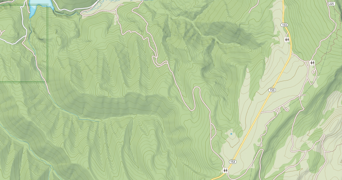 Map preview of BUCK RIDGE/BRITTS MEADOW ROAD