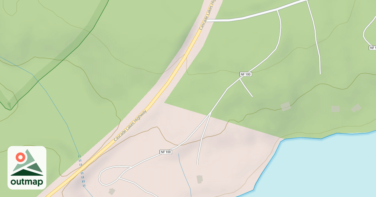 Map of ELK LAKE GS
