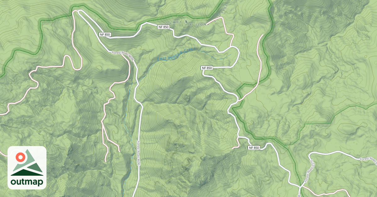 Map of USFS National Forest System Roads {291FEE2A-193D-4D32-B372-F0CFB186F3FD}