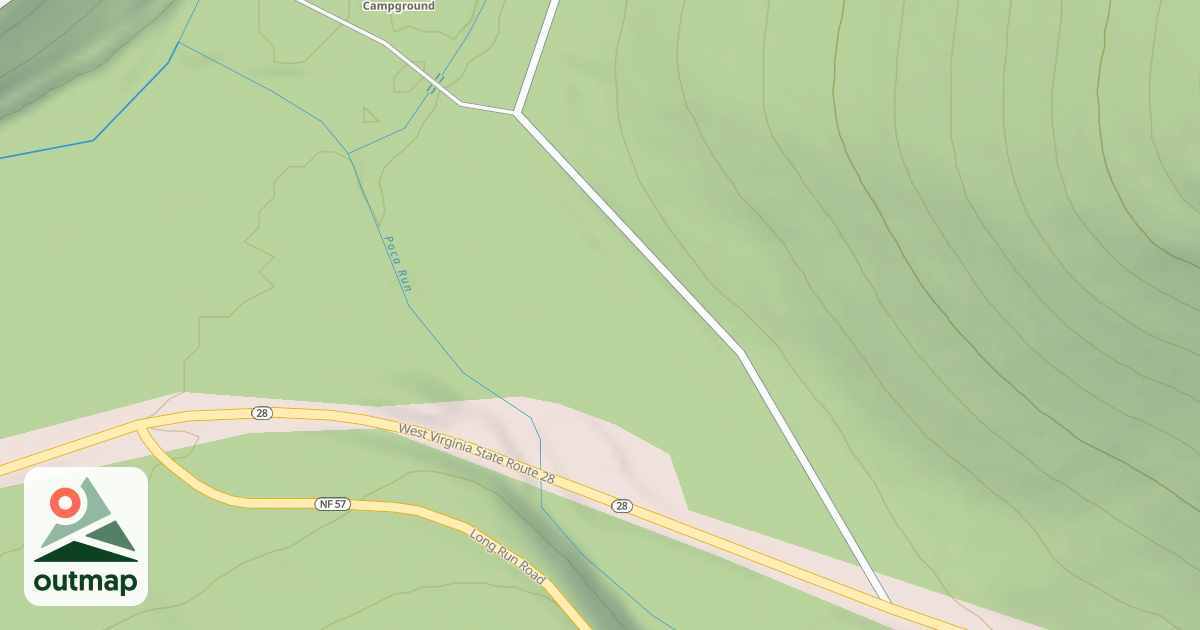 Map of ISLAND CAMP
