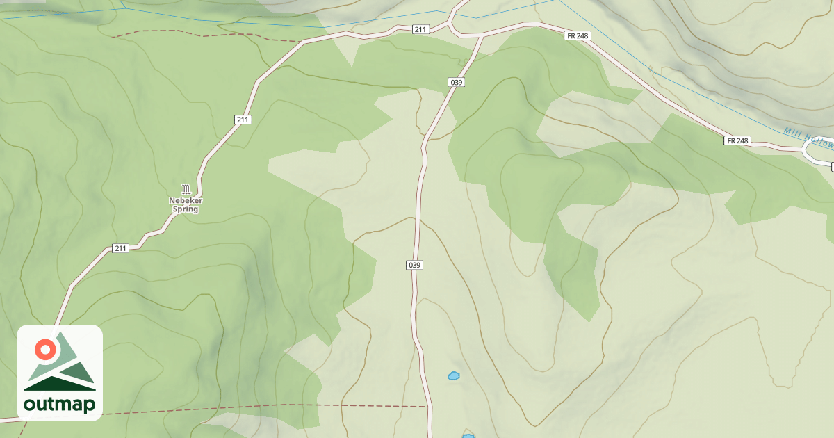 Map of NEBEKER SPRING
