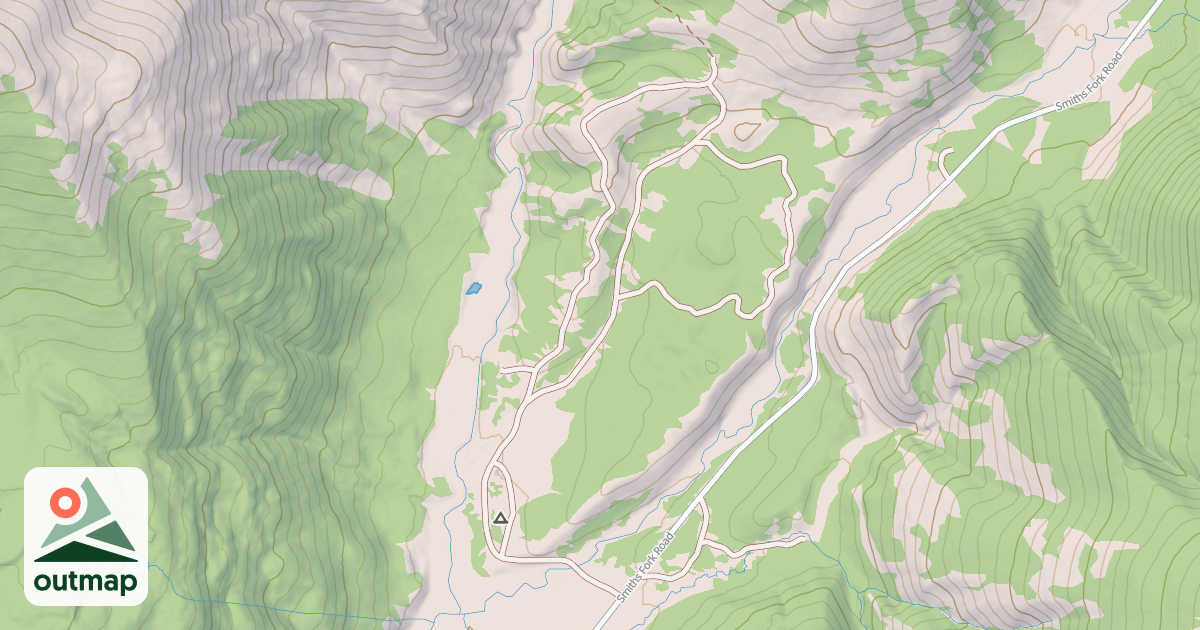 Map of HOLLOW CREEK