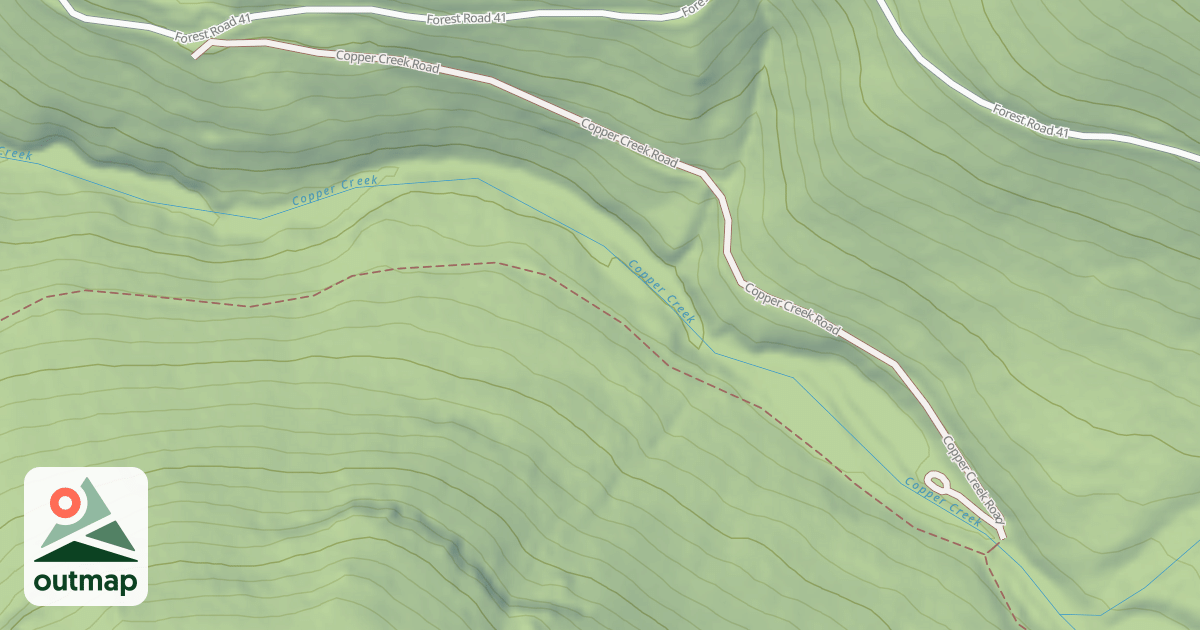 Map of COPPER CR.