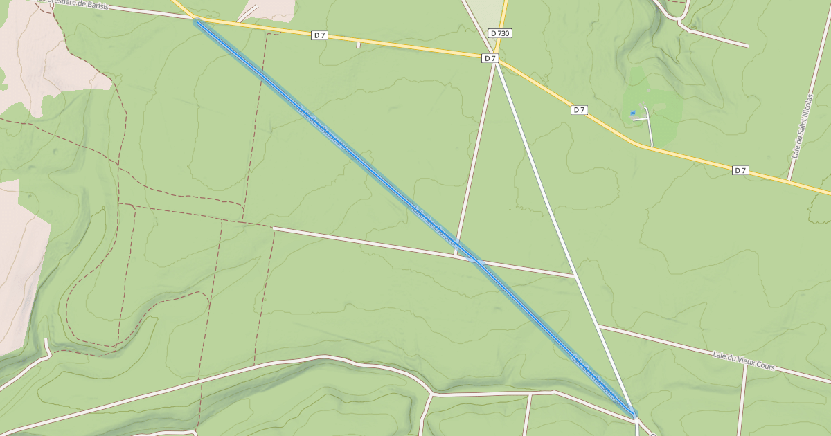 Map preview of Laie des chasseurs